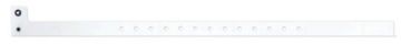 White 1/2" Plastic Wristband